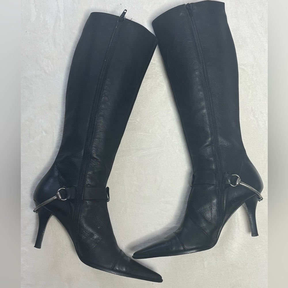 Western Style Knee High Boots - Picture 8 of 12